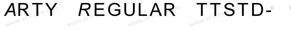 Arty Regular ttstd字体转换